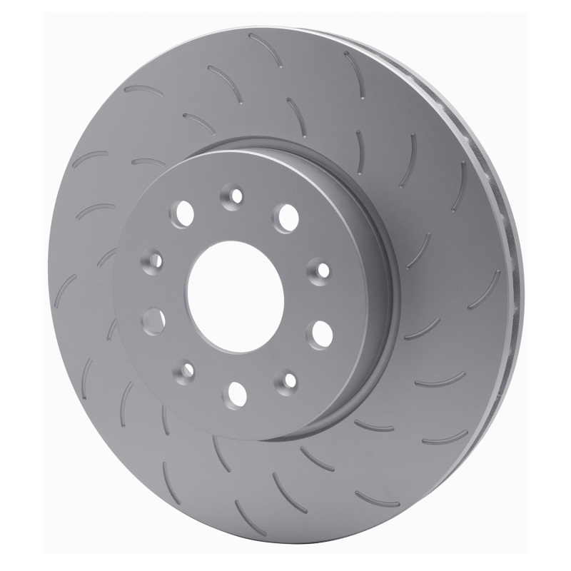 Cadillac CTS Brake Rotor (1) - Left Front - R1 Concepts - Slotted GeoSPEC Coated - `15-`19
